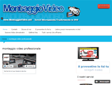 Tablet Screenshot of montaggiovideo.net